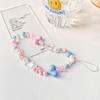 Telephone Jewelry Flower Heart Phone Case Lanyard Mobile Phone Chain Cellphone Strap Phone Lanyard