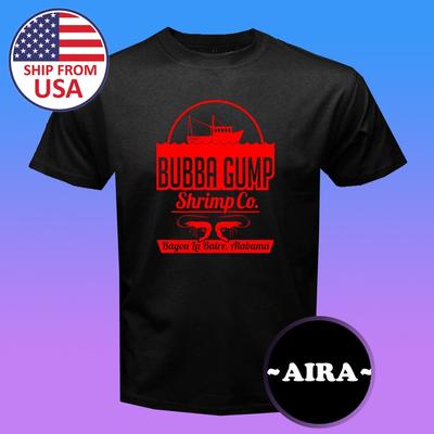 Bubba Gump Shrimp Co Forest Gump Film Herren Schwarz Größe S-5XL