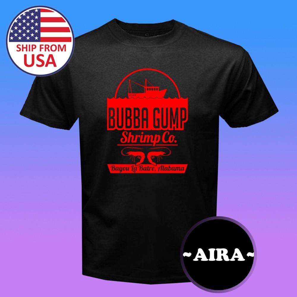

Bubba Gump Shrimp Co Forest Gump Movie Men s Black Size S-5XL 3XL