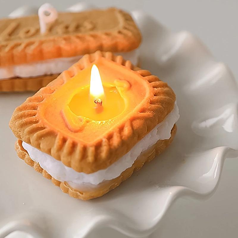 Cookies Aromatherapy Candle Creative Cookies Aromatherapy Candle Wedding Accompaniment Gifts Family Bedroom Decor