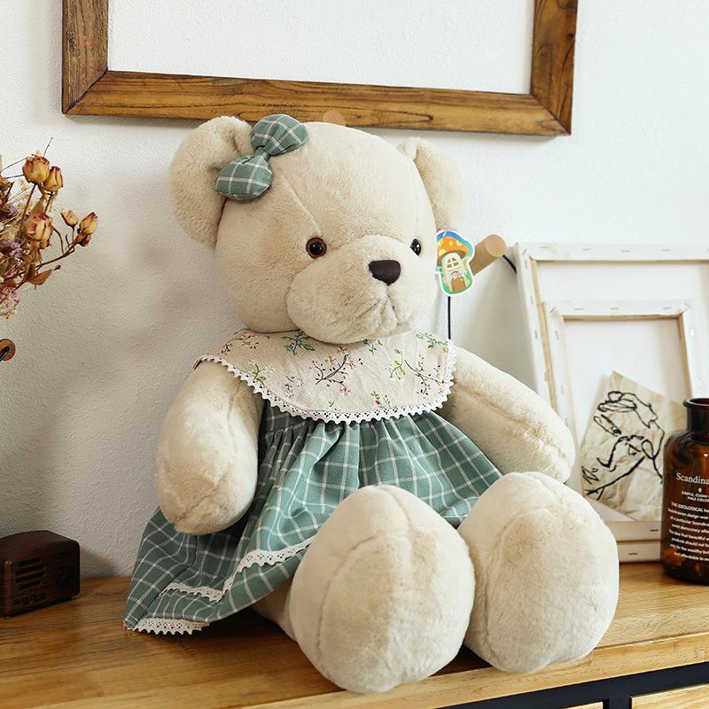 Creative Fresh Bear Doll Teddy Bear Plush Toy Couple Big Bear Doll Girl Gift Pressing Doll