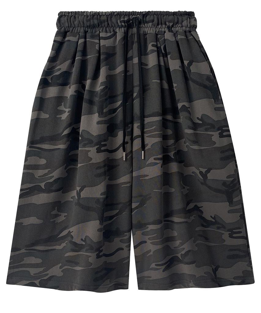 Aobieonseu Aobiance Camo Bermuda Pants (Charcoal)