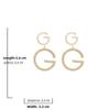 Luxus Mode Großen Buchstaben G Schmuck Ohrringe GG Charmante Tropfen Ohrringe Für Weibliche Designer Party Hochzeit