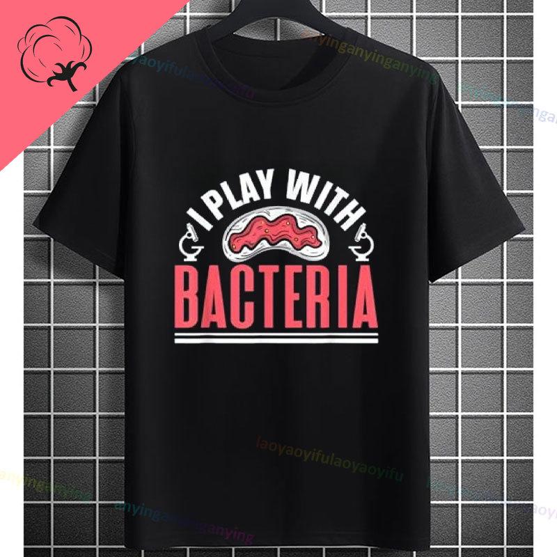 Funny Biology Bacteria and Microbes Selfie Petri Dish Cellfie Graphic Tshir100 Cotton Short Sleeve Humor Style Outdoor Tshirt
