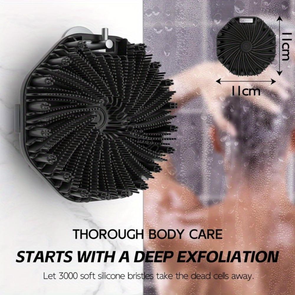 Bade Weiche Silikon Rückenbürste Badedusche Schwamm Schrubbbürste mit Griff Peeling Schrubben Hautmassagegerät Peelingbürsten