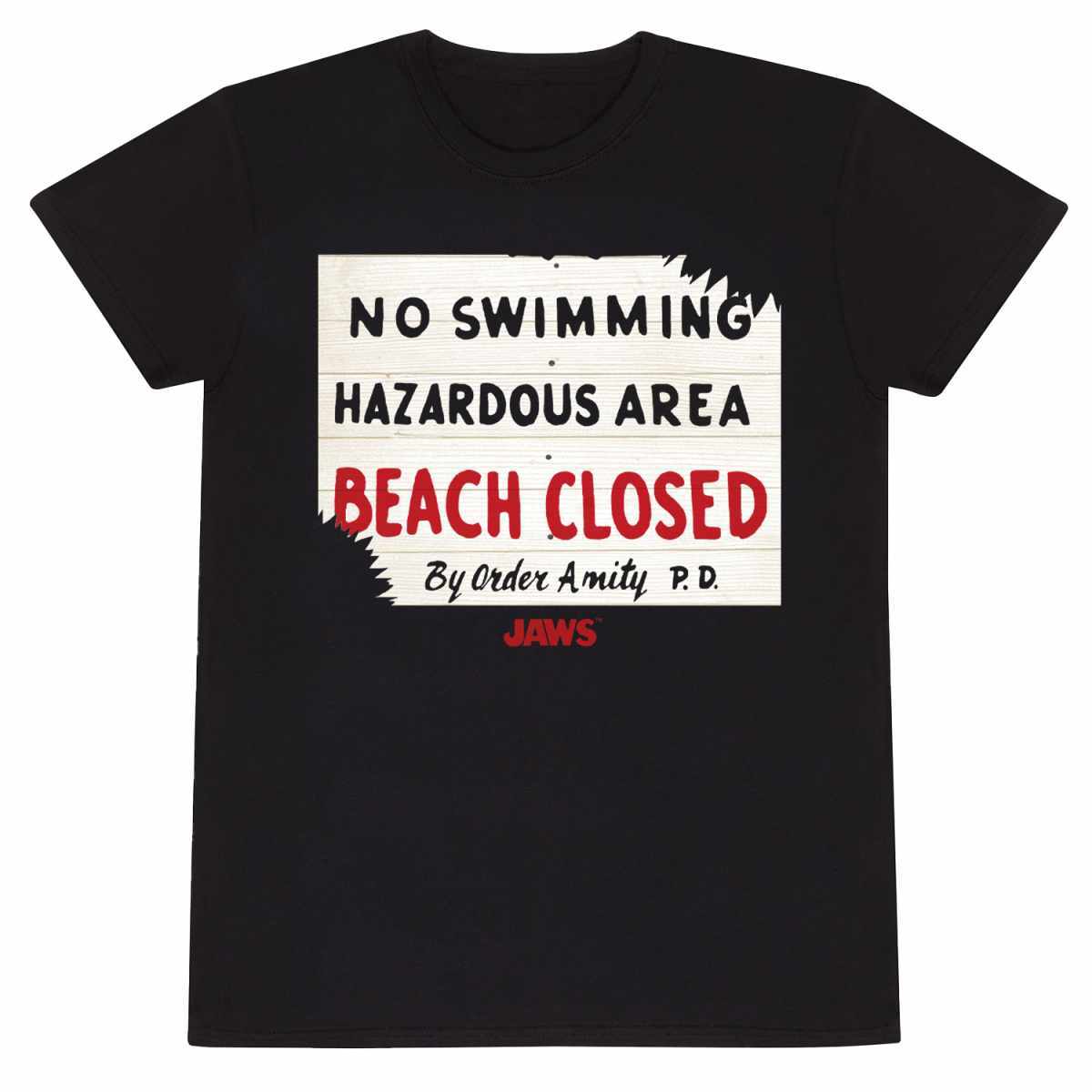 JAWS The White Shark No. Swimming Official Merchandise T-shirt MLXL2XL New XXL