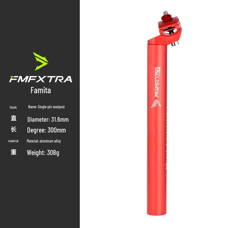 Aluminum Alloy Mountain Bike Seatpost - Sizes: 25.4mm, 27.2mm, 28.6mm, 31.6mm