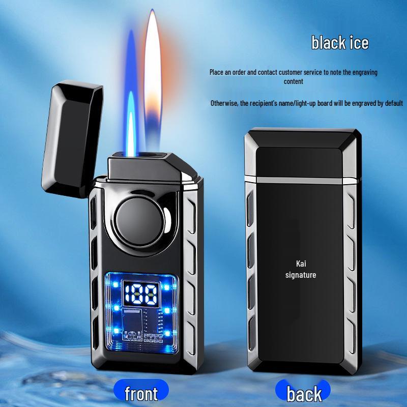 Authentic Voice-Controlled Windproof Double-Flame Lighter - Personalized Gift Trend