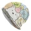Unisex Winter Warm Bonnet Homme Knitting Hats Fashion Sumikko Gurashi Japanese Cartoon Beanie Cap Anime Game Beanies Caps For