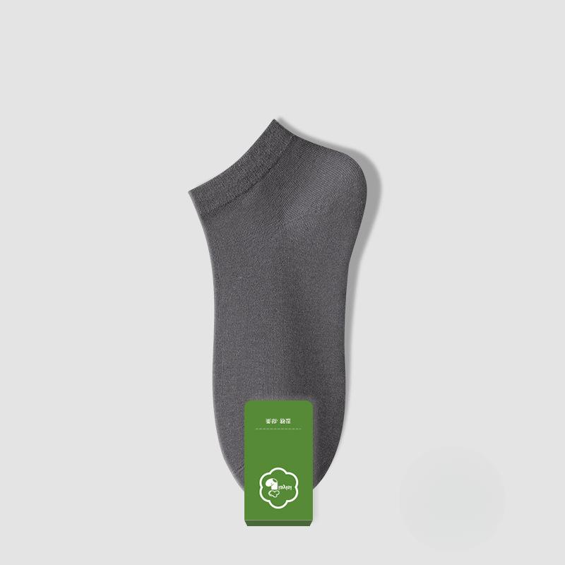 Male Thin Summer with Pure Cotton Antibacterial Deodorizes Absorb Sweat Permeability Is Boneless Short Socks
