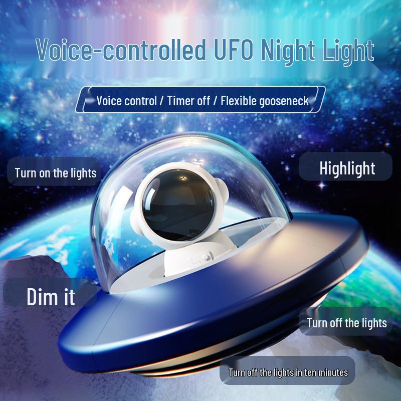 Smart Voice-Activated USB Night Light: Sleep Companion & Wake-Up Light for Bedroom