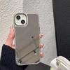 Mirror Effect Reflective Phone Case for iPhone, Clear Shockproof Protective Cover