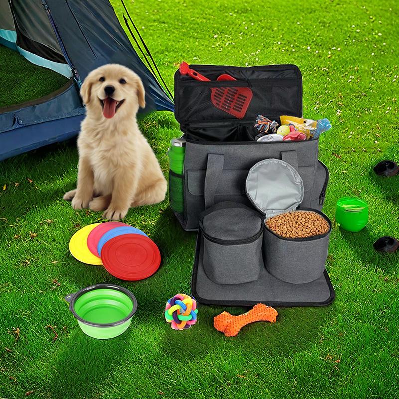 Pet Cat and Dog Backpack, Portable Snack Bag, Dog Outing Bag, Food Storage Bag, Tool Toy Storage Bag