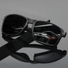 1pc, Driving Sunglasses for Men, Clear Vision, with Rice Nails, Rectangular Square Frame Glasses, Unisex