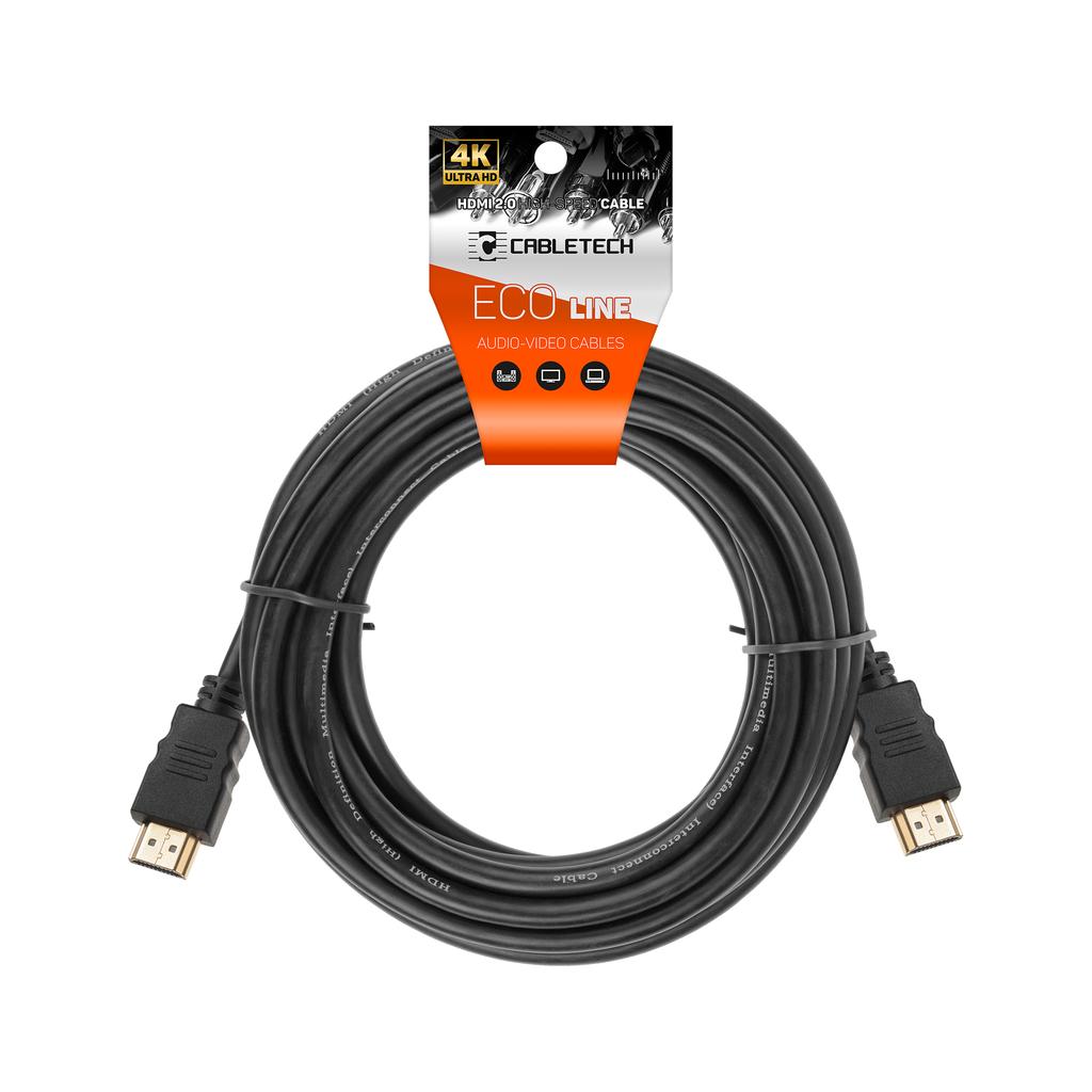HDMI-HDMI 2.0V 4K 10m Cabletech solid Eco-Line cable