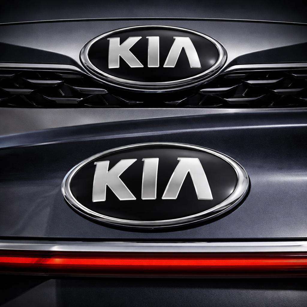1pcs newest kia ABS 17cm 15cm 13cm 11.5cm 3D Car Front logo Rear Bumper tail door trunk sticker car Emblem styling Accessories