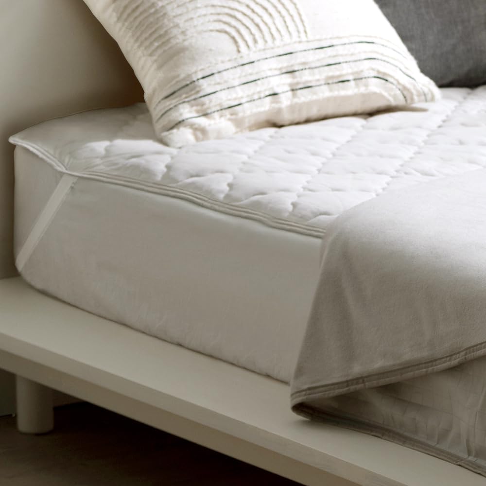 

Охолоджуючий матрацний наматрацник Iris Ohyama, односпальний розмір, BSP-NPEPS5-S, Греж, Простирадла для прохолодного літа