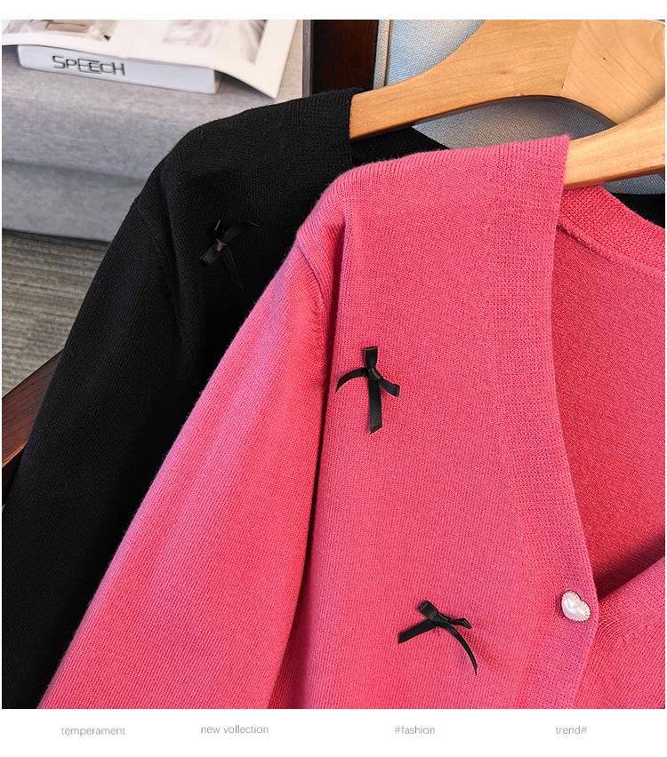 Plus Size Women’s Loose Cardigan Sweater, Bust 150/160, Sizes 200-350 Jin - Model 8303