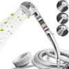 ZHIYAN Filter Hand Held Shower Head Message High Flow Handheld Showerhead Wall Hanging for Hotel Apartment Home Project