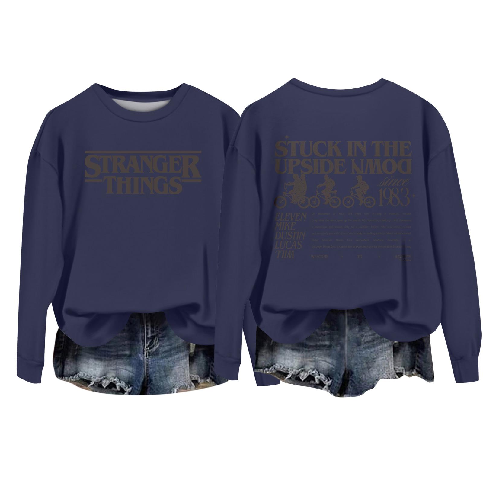 

Женский повседневный пуловер с круглым вырезом и длинным рукавом с принтом ко Дню святого Валентина XXL