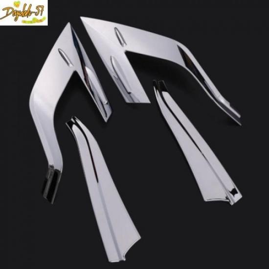 Chrome Accessories Rear Tail Lamp Light Cover Trim For Toyota RAV4 -