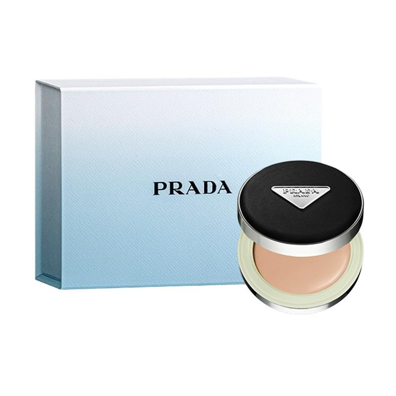 Prada воздушная подушка 2026 Новогодний лимитированный нейлоновый чистый синий подарочная коробка для макияжа, стойкий консилер, жидкая тональная основа #LN25 здоровый натуральный цвет синий