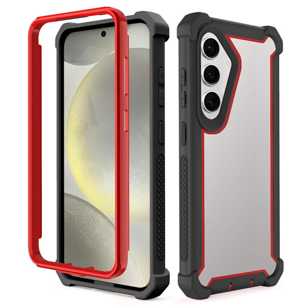 For Samsung Galaxy S25 Case Clear Detachable 2 In 1 Shockproof TPU + PC Phone Back Cover