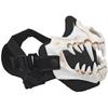 Maschera Zanna, Protezione Facciale Teschio Zanna Oni Rete Tattica Maschera Samurai Mezza Faccia per Softair Caccia CS Halloween Cosplay