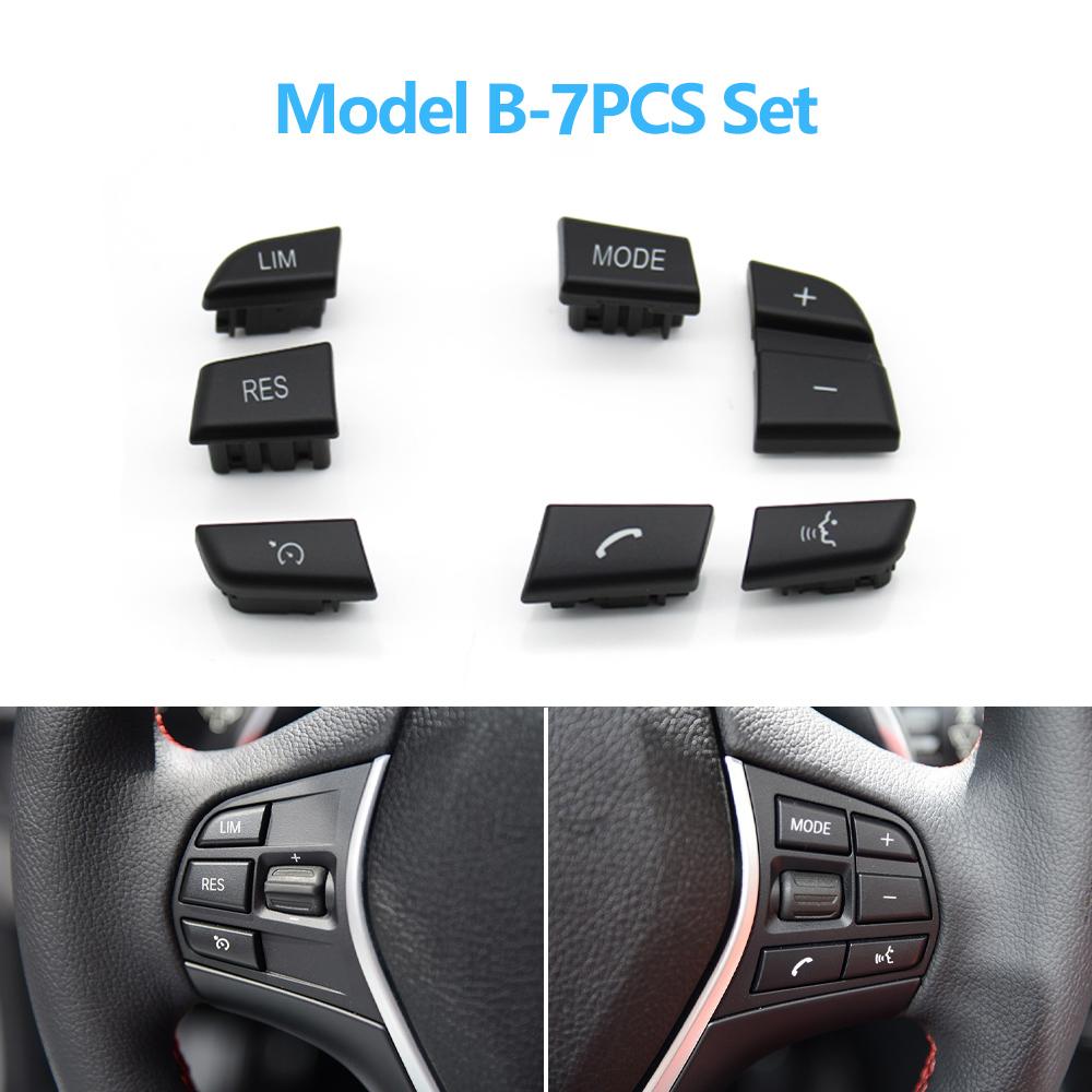 5/7/9PCS Car Steering Wheel Button Set Control Switch Keys For BMW F10 F11 F20 F22 F02 F06 F12 F07 F30 F15 F16 F25 F26 F26 F32