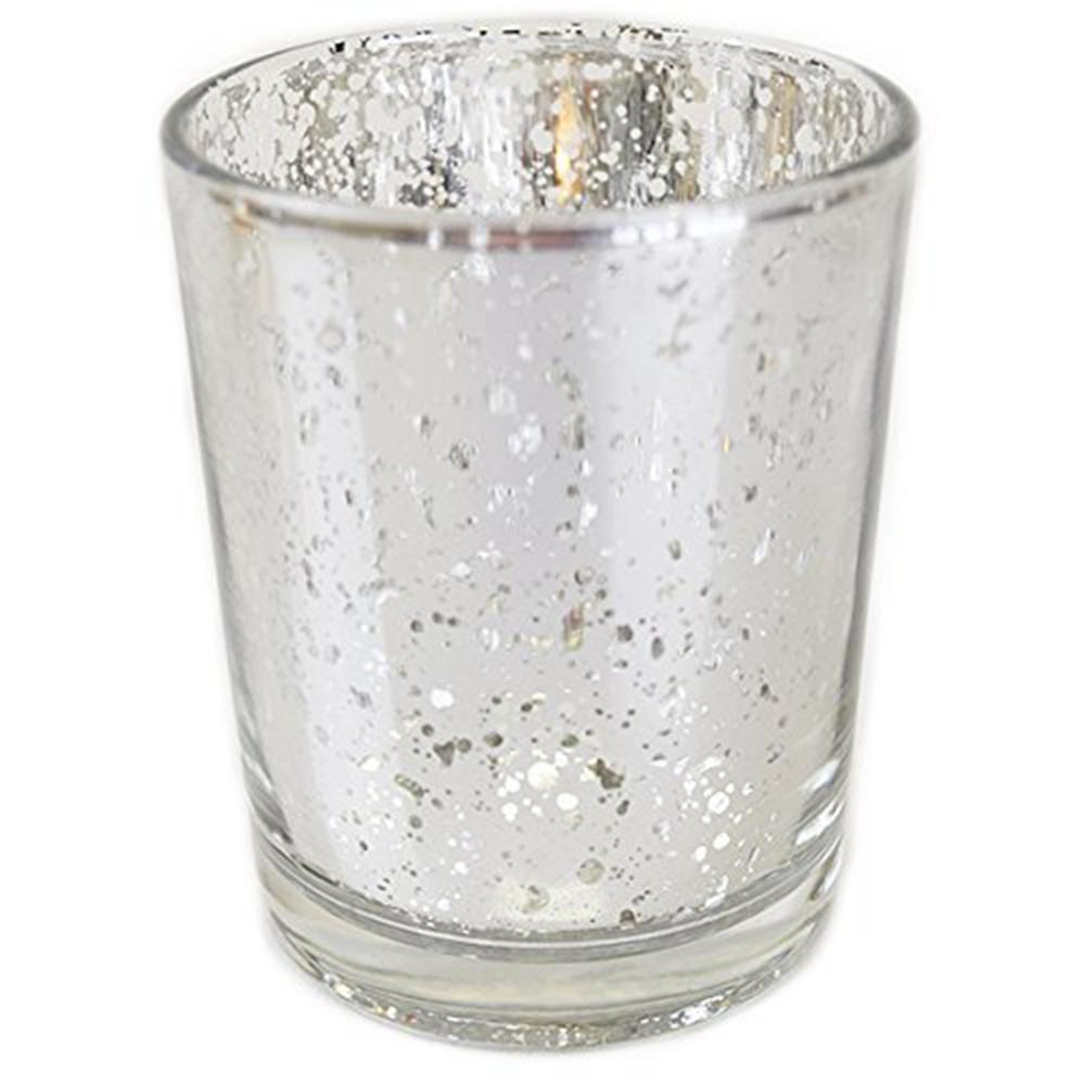Mercury Glass Votive Tealight Candle Holders Handmade by GOLDENWELL for Weddings Parties and Home Decor