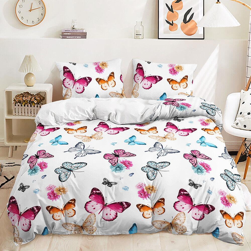 

Серія Butterfly Doona/Ковдра/Підковдра Односпальний/Двоспальний/Королівський комплект постільної білизни SupKing 220x260cm