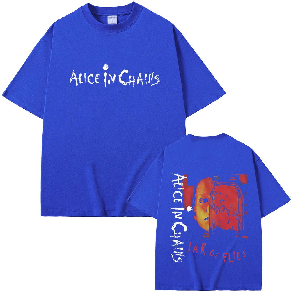 Rock Band Alice In Chains Jar of Flies Album Tshirt Summer Men Women Vintage Casual Cotton T Shirts Unisex Fashion Streetwear