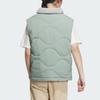 Adidas Originals M1 Down Vest 600 Fill Color Block Logo Reversible Sports Vest Men Vests Silver Gray Green IM8439