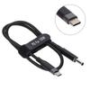 Laptop Power Cord 100W PD Fast Charging USB C to DC Plug Stable Wearproof Laptop Power Supply Cable for Home Office