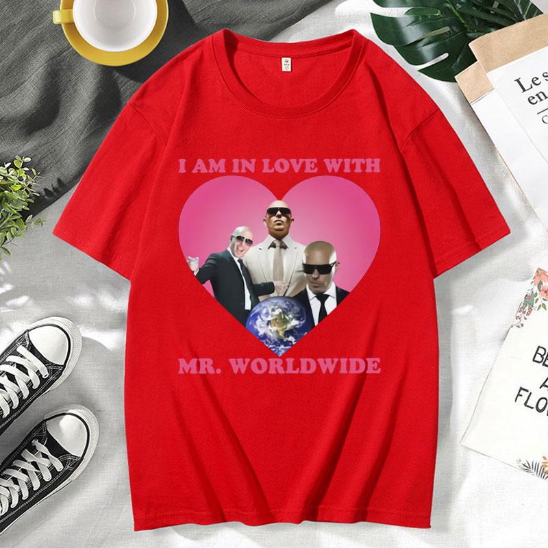 Divertenti Mr Pitbull in Tutto il Mondo C'ero Ci Sono Stato Grafica Magliette Abbigliamento Uomo Moda Estate Vintage Harajuku T-shirt Maschio