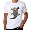 Unisexs Cotton TShirt with Cute Sugar Glider Print Casual Crew Neck Short Sleeve Tee for Daily Wear