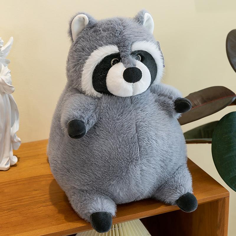 Cute Raccoon Plush Toys and Dolls Dolls Zoo Souvenirs Children's Sleeping Pillow
