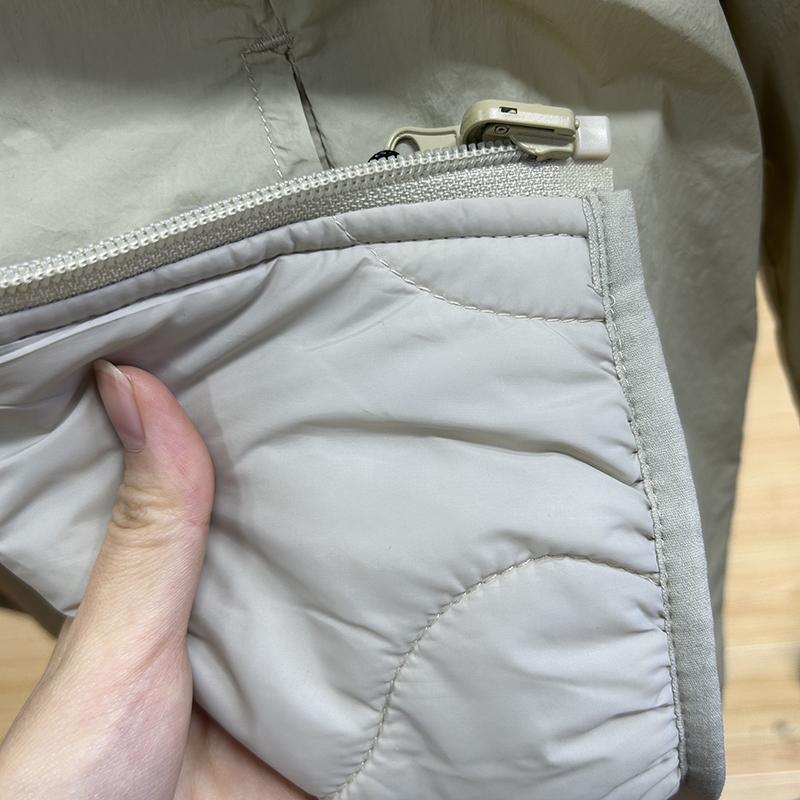 Reversible Hooded Cotton Jacket - Unisex Casual Outerwear for Autumn/Winter 2025