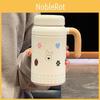 Dog Pattern Vacuum Flask With Thickened Stainless Steel For Outdoor And Daily Use