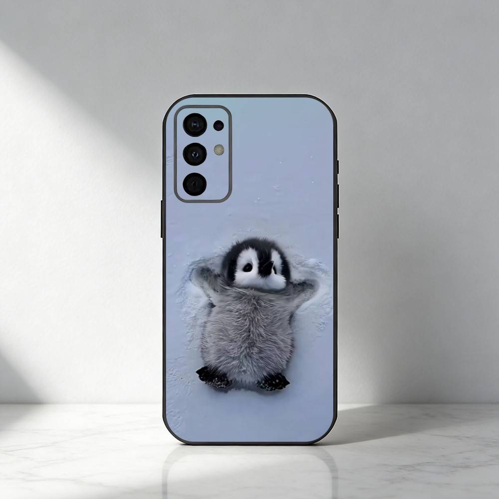 Penguin   Phone Case For Samsung S25,S24,S21,S22,S23,S30,Ultra,S20,Plus,Fe,Note,5G Black Cover
