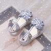 Girls princess sandals 2025 new summer shoes children's crystal shoes with dress women's treasure rhinestone cool shoes summer