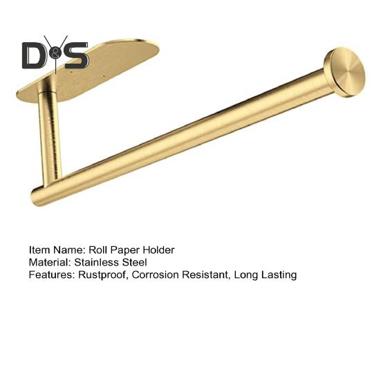 Suport pentru prosoape de hârtie montat pe perete rezistent la rugină Suport autoadeziv pentru prosoape de hârtie Organizator pentru hârtie