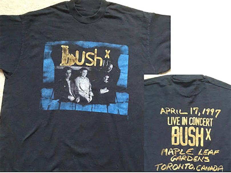 Rock Tour Bush Band The Band Unisex Shirt Adult Tee MC1268 Unisex T-Shirt XL