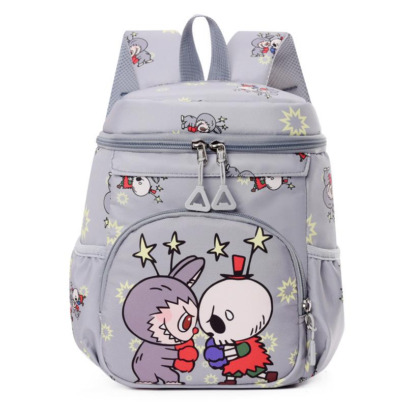 Labubu School Bag Cute Printed Bag Trendy Versatile Backpack Lightweight School Bag