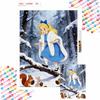 Themed Alice In Winter Diamond Painting Kit Handmade diy5D Home Decoration Gift