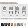 Solid Color Chair Seat Cover Washable Anti-dirty Chair Slipcover Chair Cushion Cover  Restaurant
