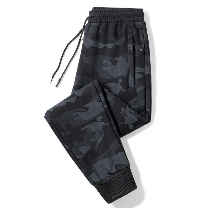 2023 Autumn/Winter Men's Plus Size Slim Fit Camouflage Jogger Sports Pants