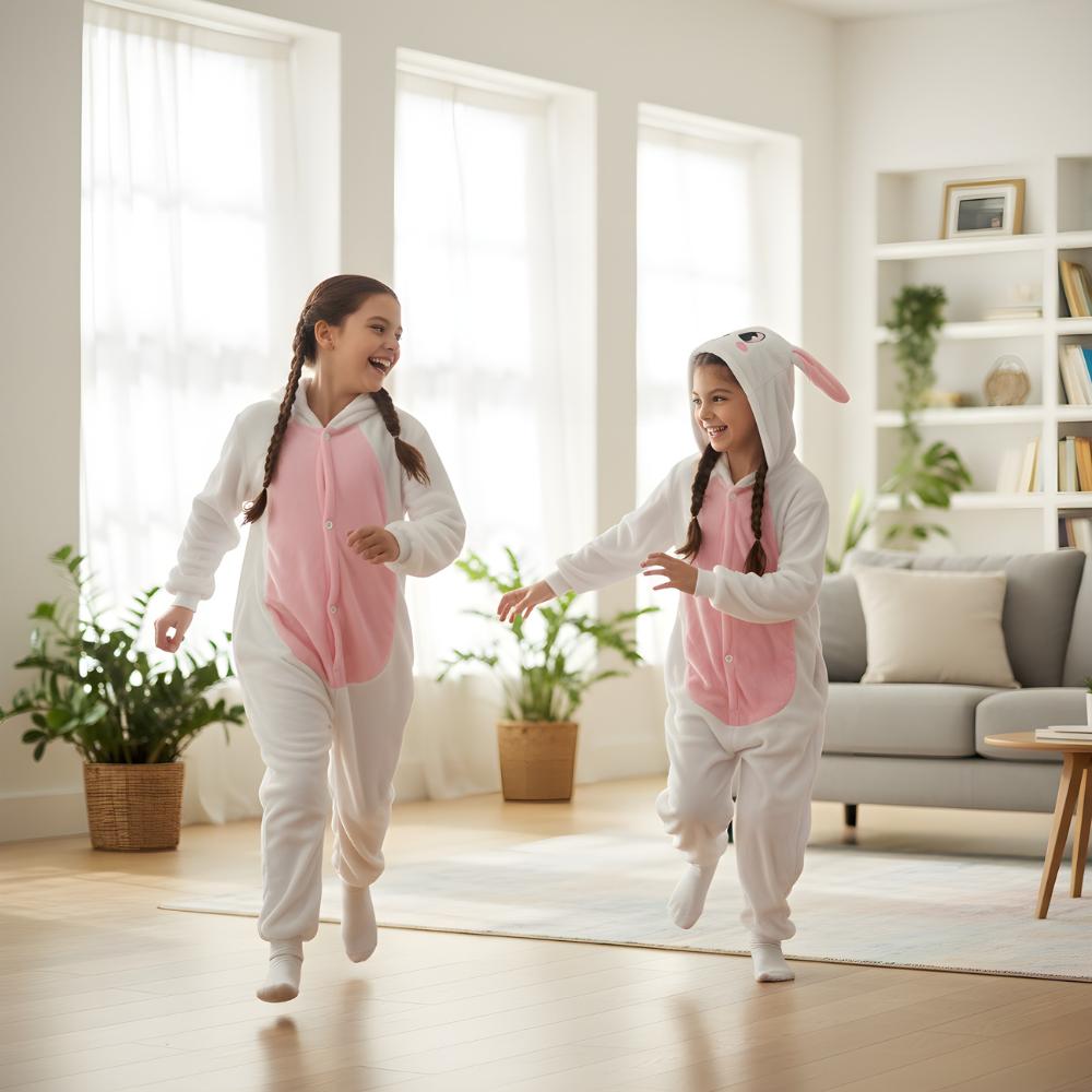Pajama Onesie Kigurumi Costume Outfit Rabbit Children 105 - 115Cm