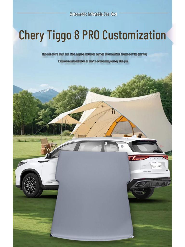 Nafukovací automatrace pro Chery Tiggo 8 Pro - Podložka na spaní na zadní sedadlo a do kufru