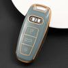 New Soft TPU Car Smart Key Case Cover For  A6 A7 A8 E-tron Q5 Q8 C8 D5 Auto Styling Protection Shell Holder Accessories
